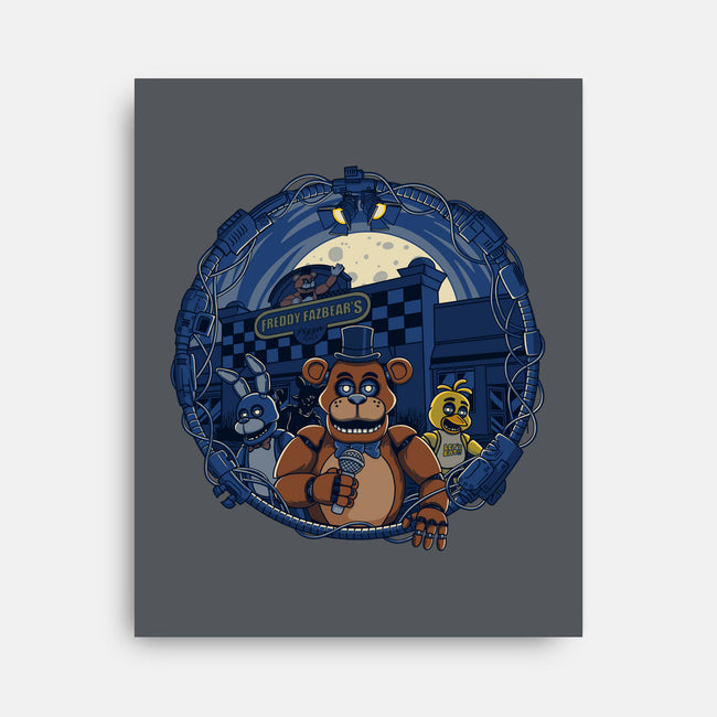 Night Of The Puppets-None-Stretched-Canvas-JCMaziu