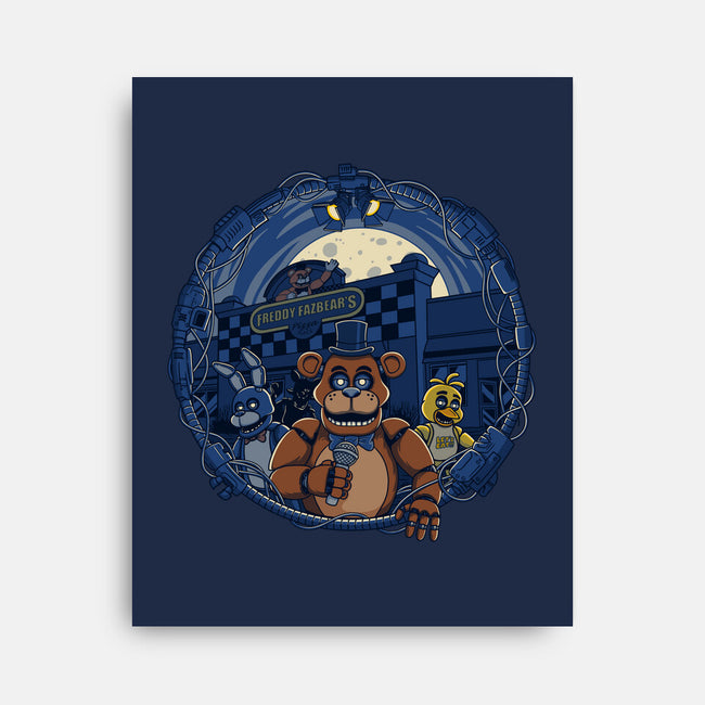 Night Of The Puppets-None-Stretched-Canvas-JCMaziu