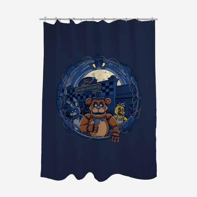 Night Of The Puppets-None-Polyester-Shower Curtain-JCMaziu