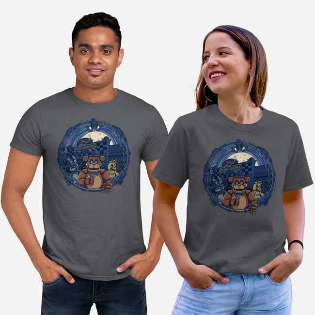 Night Of The Puppets-Unisex-Basic-Tee-JCMaziu
