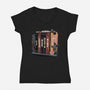 Start Of A New Chapter-Womens-V-Neck-Tee-glitchygorilla