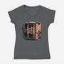 Start Of A New Chapter-Womens-V-Neck-Tee-glitchygorilla
