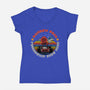 Rainbow Road Friend-Womens-V-Neck-Tee-rmatix