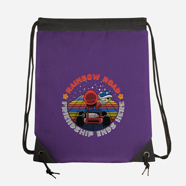 Rainbow Road Friend-None-Drawstring-Bag-rmatix
