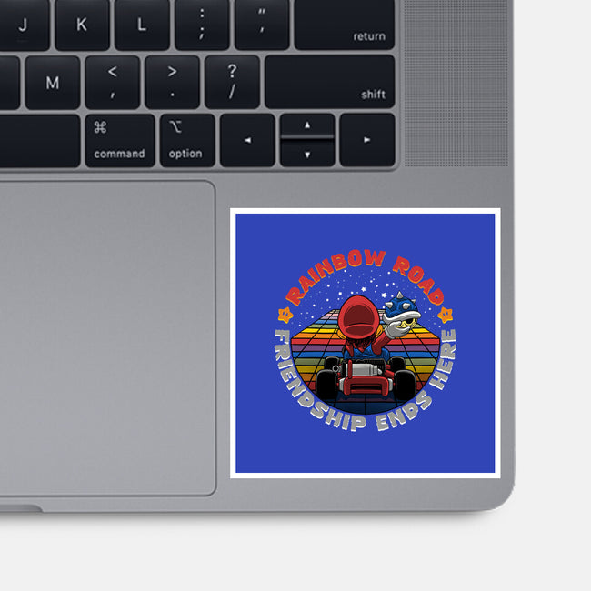 Rainbow Road Friend-None-Glossy-Sticker-rmatix