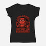 Stranger Kid Delightful-Womens-V-Neck-Tee-Studio Mootant