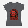 Stranger Kid Delightful-Womens-V-Neck-Tee-Studio Mootant