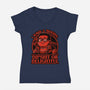 Stranger Kid Delightful-Womens-V-Neck-Tee-Studio Mootant