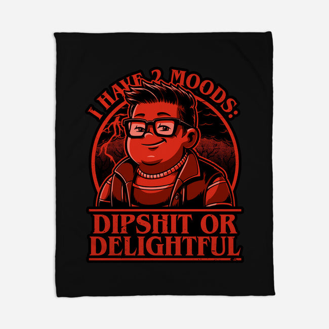 Stranger Kid Delightful-None-Fleece-Blanket-Studio Mootant