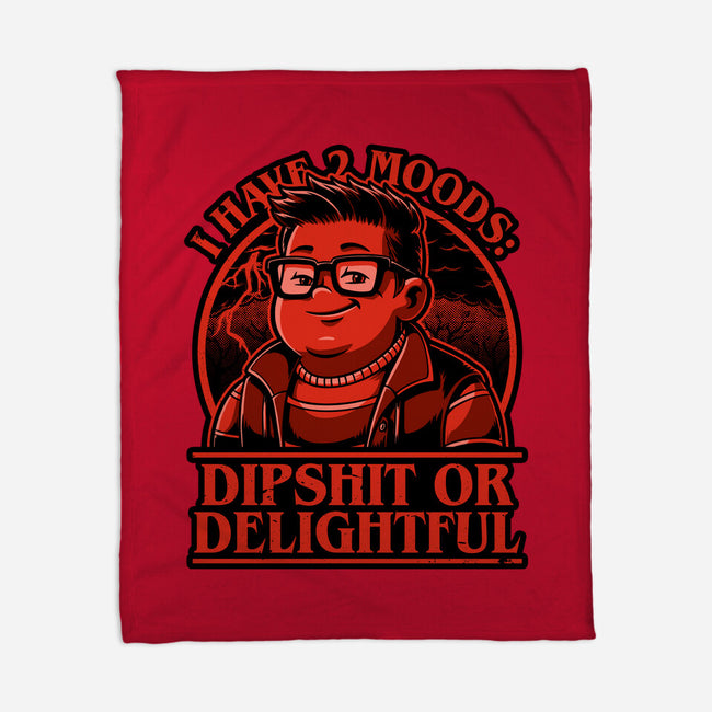 Stranger Kid Delightful-None-Fleece-Blanket-Studio Mootant