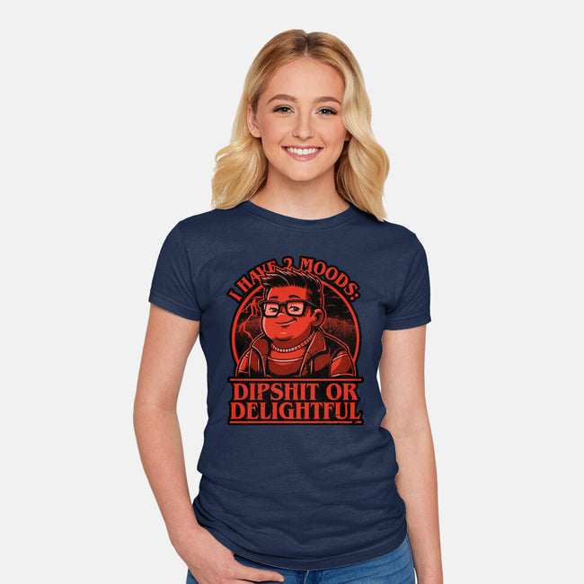 Stranger Kid Delightful-Womens-Fitted-Tee-Studio Mootant