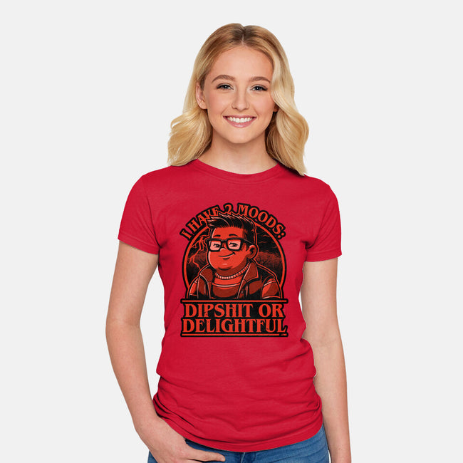 Stranger Kid Delightful-Womens-Fitted-Tee-Studio Mootant