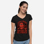 Stranger Kid Delightful-Womens-V-Neck-Tee-Studio Mootant