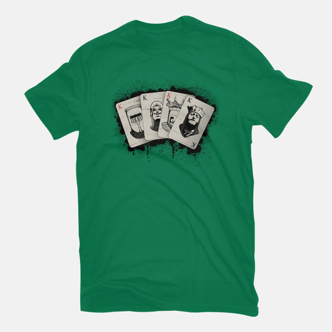 Knights Poker-Womens-Fitted-Tee-NMdesign