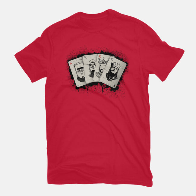Knights Poker-Womens-Fitted-Tee-NMdesign