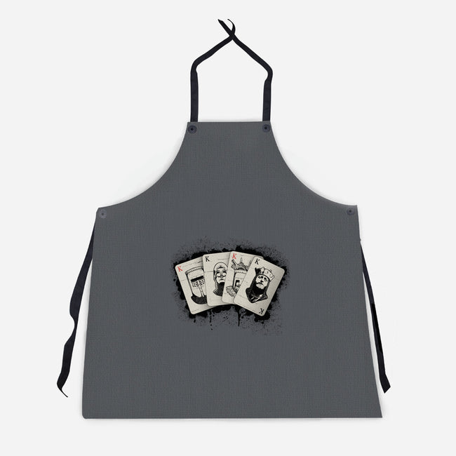 Knights Poker-Unisex-Kitchen-Apron-NMdesign
