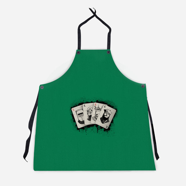 Knights Poker-Unisex-Kitchen-Apron-NMdesign