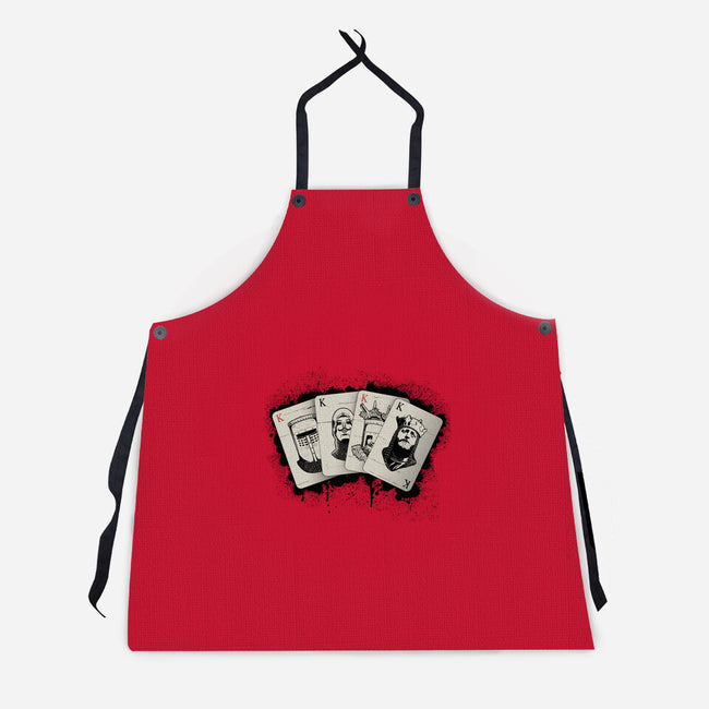 Knights Poker-Unisex-Kitchen-Apron-NMdesign