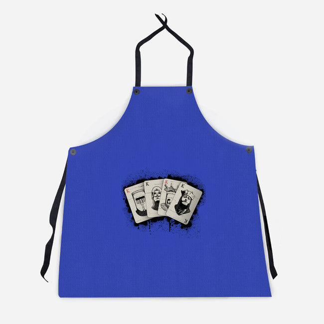 Knights Poker-Unisex-Kitchen-Apron-NMdesign