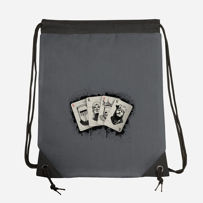 Knights Poker-None-Drawstring-Bag-NMdesign