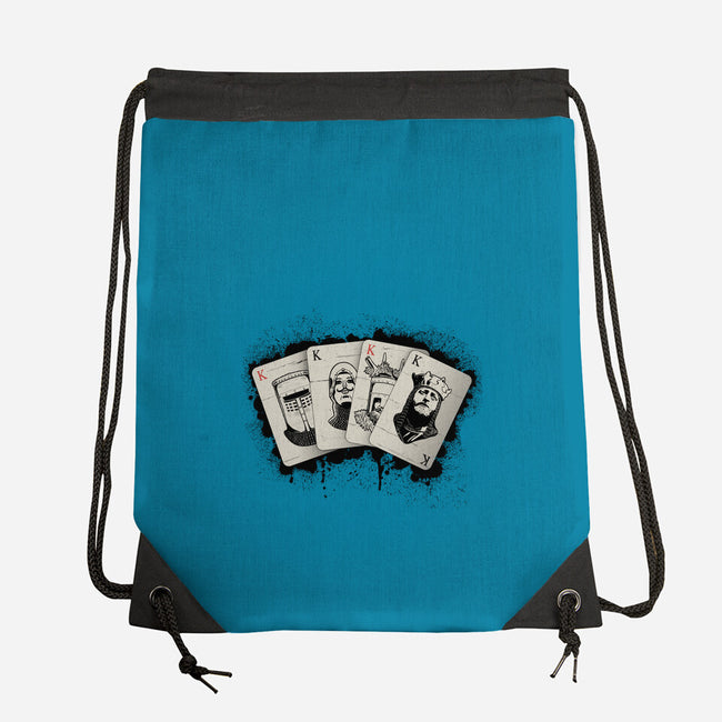 Knights Poker-None-Drawstring-Bag-NMdesign