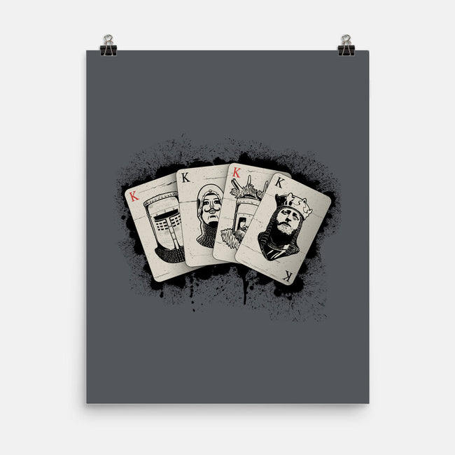 Knights Poker-None-Matte-Poster-NMdesign