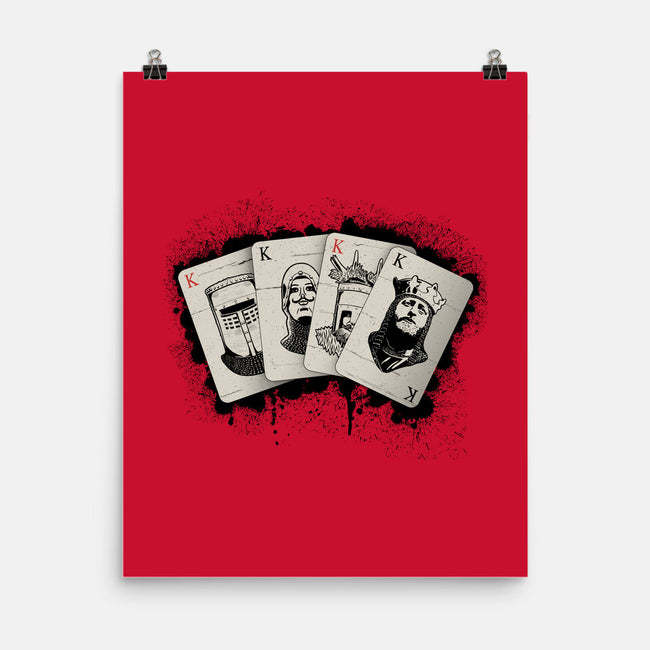 Knights Poker-None-Matte-Poster-NMdesign