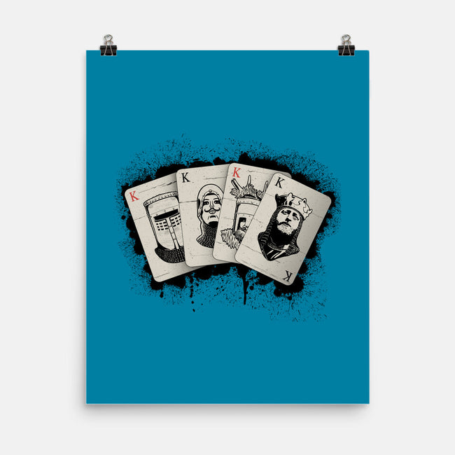 Knights Poker-None-Matte-Poster-NMdesign