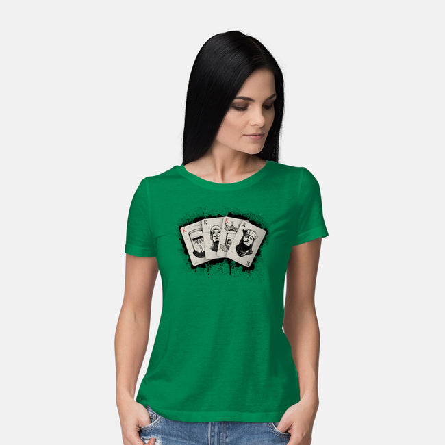 Knights Poker-Womens-Basic-Tee-NMdesign