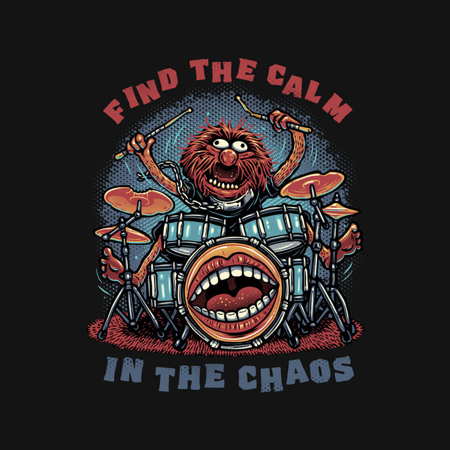 Find The Calm In The Chaos-Womens-Fitted-Tee-glitchygorilla