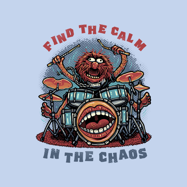 Find The Calm In The Chaos-None-Polyester-Shower Curtain-glitchygorilla