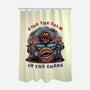 Find The Calm In The Chaos-None-Polyester-Shower Curtain-glitchygorilla