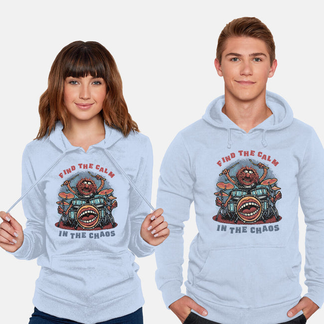 Find The Calm In The Chaos-Unisex-Pullover-Sweatshirt-glitchygorilla
