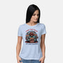 Find The Calm In The Chaos-Womens-Basic-Tee-glitchygorilla