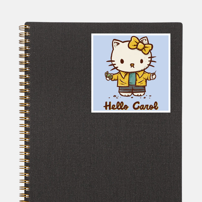 Hello Carol-None-Glossy-Sticker-kg07