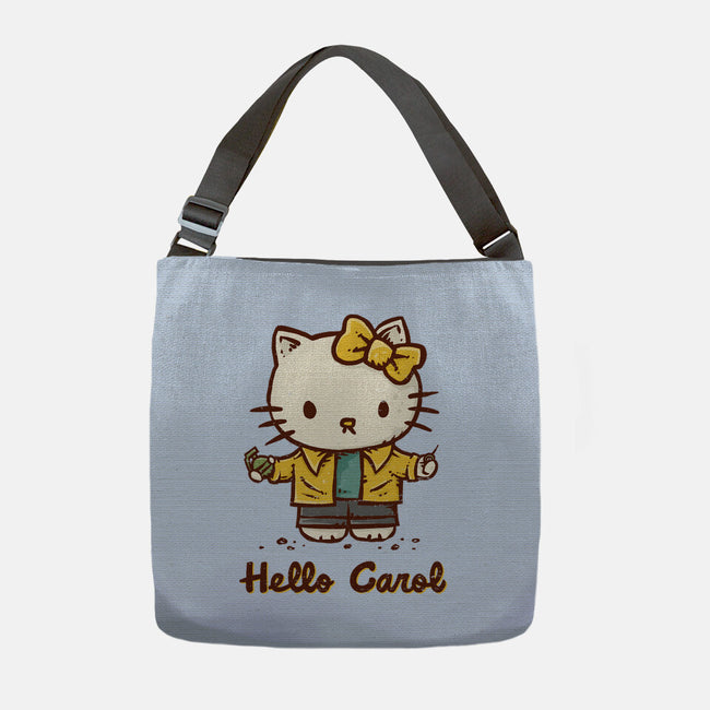 Hello Carol-None-Adjustable Tote-Bag-kg07