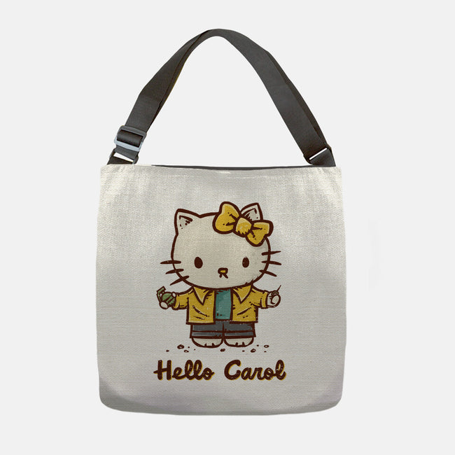 Hello Carol-None-Adjustable Tote-Bag-kg07