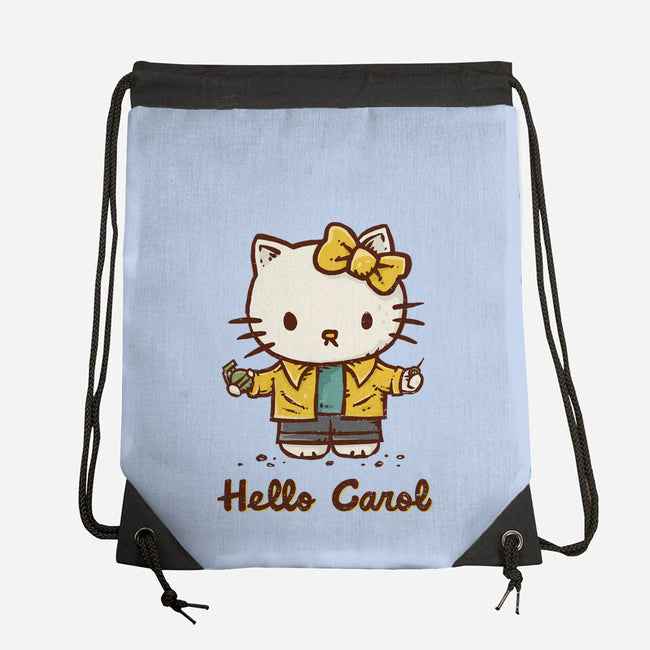 Hello Carol-None-Drawstring-Bag-kg07