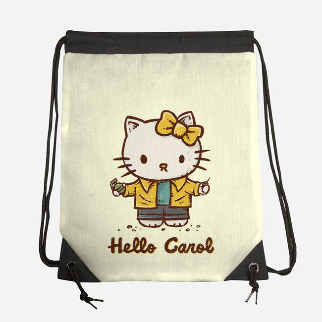 Hello Carol-None-Drawstring-Bag-kg07