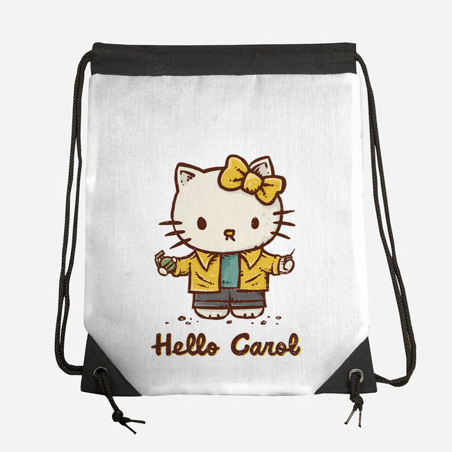 Hello Carol-None-Drawstring-Bag-kg07