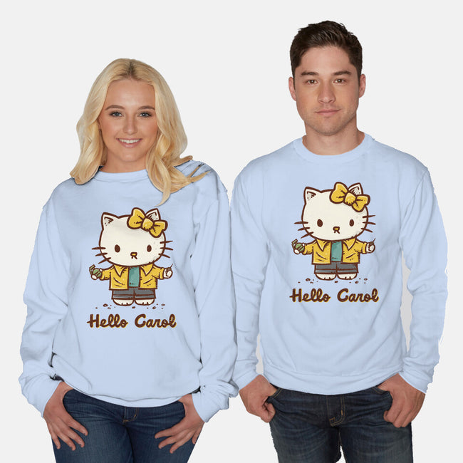 Hello Carol-Unisex-Crew Neck-Sweatshirt-kg07