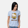 Hello Carol-Womens-Basic-Tee-kg07