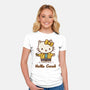 Hello Carol-Womens-Fitted-Tee-kg07