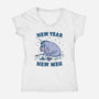 A New Meh-Womens-V-Neck-Tee-kg07