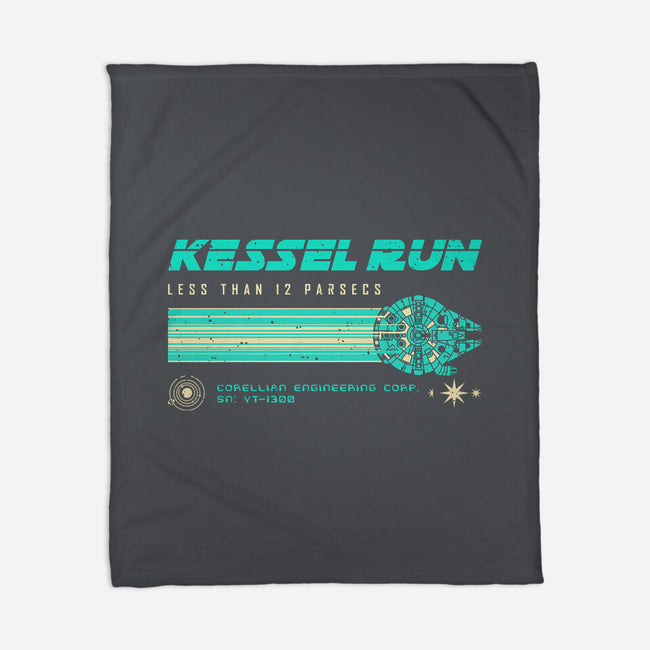 Retro Vintage Parsecs-None-Fleece-Blanket-retrodivision