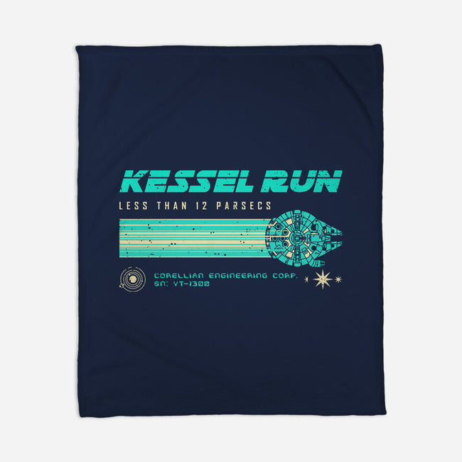 Retro Vintage Parsecs-None-Fleece-Blanket-retrodivision
