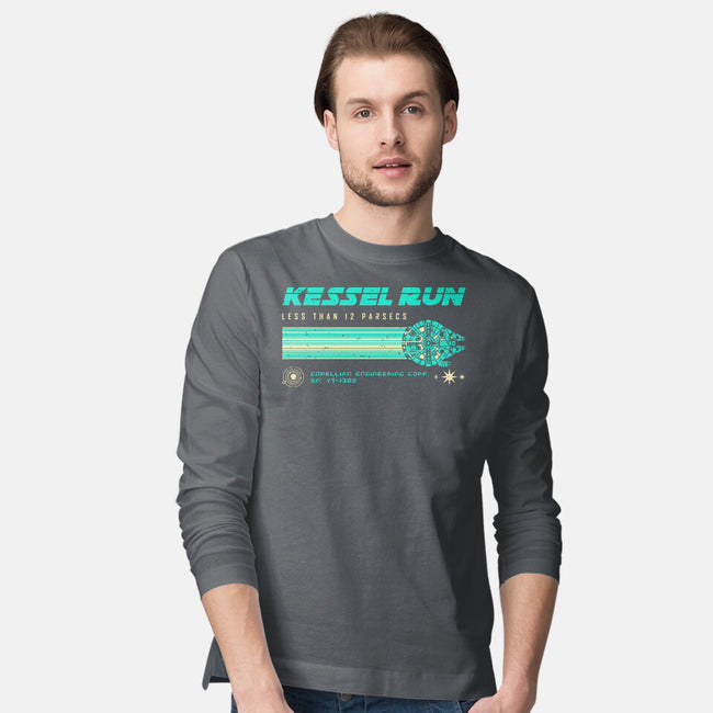 Retro Vintage Parsecs-Mens-Long Sleeved-Tee-retrodivision