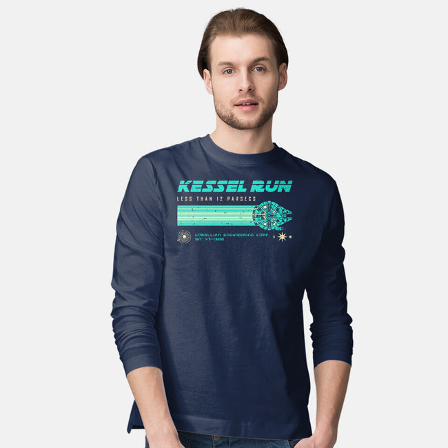 Retro Vintage Parsecs-Mens-Long Sleeved-Tee-retrodivision