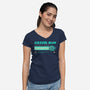 Retro Vintage Parsecs-Womens-V-Neck-Tee-retrodivision