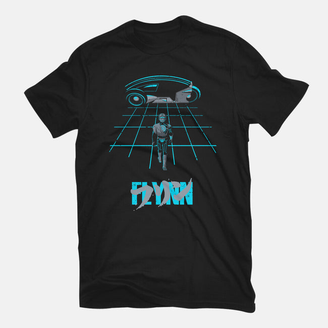 The Grid Rider-Unisex-Basic-Tee-retrodivision